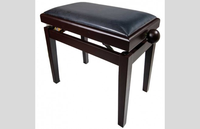 Koda KB109SR "Legato" Satin Rosewood Adjustable Height Piano Stool - Image 1